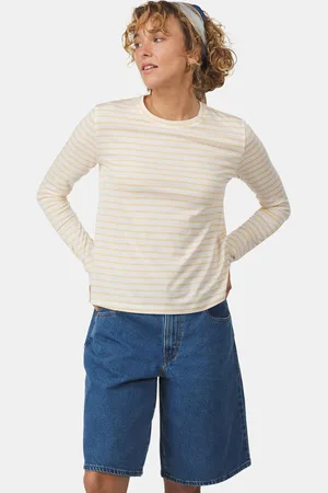 Ayacucho Womens Long Sleeve Striped T-Shirt