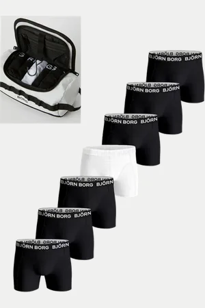 Björn Borg Cotton Stretch Boxer + Wash Bag 7-pack
