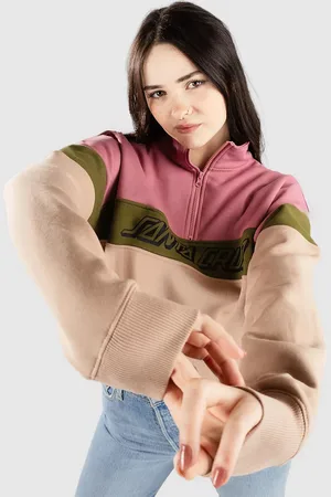 Santa Cruz BT Classic Strip Quarter Crew Fleece Jas
