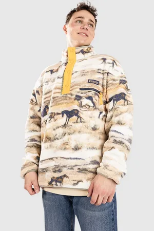 Columbia Helvetia II Printed Half Snap Fleece Zip Hoodie