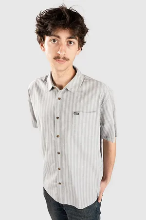 Brixton Cru Oxford Stripe Hemd