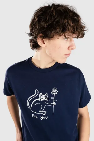 Autumn Headwear Happy Cat T-Shirt