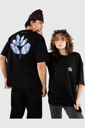 blue flowers Magenta X T-Shirt