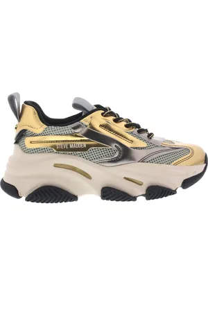 Steve Madden Dames Sneakers Possession-e Ice/gold