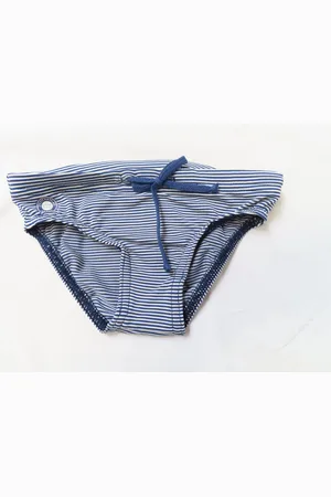 Petit Bateau Zwembroek - Jongens - Streepje blauw - 3 maand 60