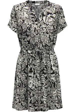 JDY PIPER S/S SHORT STRING DRESS WVN DIA Dames Jurk