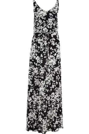 WE Fashion Dames maxi-jurk met dessin