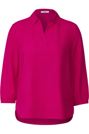 CECIL Seersucker Ruffle Blouse Dames Blouse -