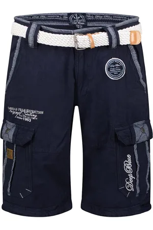 Canadian Peak Heren Bermuda Met Riem Pailletteak Navy - L