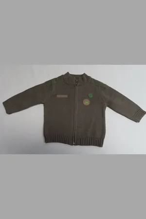 Merkloos Gilet - Jongens - Fijn gebreid - - 6 maand 68