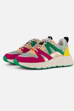 Posh By Poelman Sneakers groen Synthetisch - Dames
