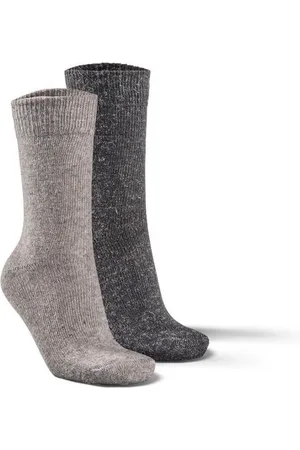 Fellhof Alpaca sokken maat 43-46 ??? grijs/antraciet ??? alpacawol ??? wollen sokken ??? warme sokken temperatuurregulerend ??? vochtregulerend ??? geurloos ??? ademend ??? comfortabel ??? zacht