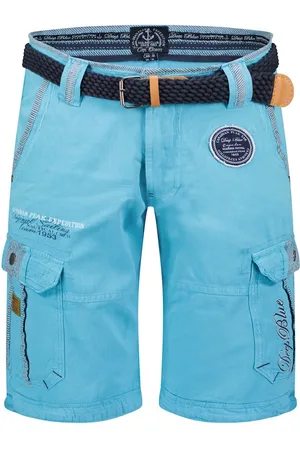 Canadian Peak Heren Bermuda Met Riem Pailletteak Turquoise - M