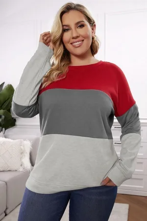 Merkloos Sweatshirt Dames - Gestreept - Salix