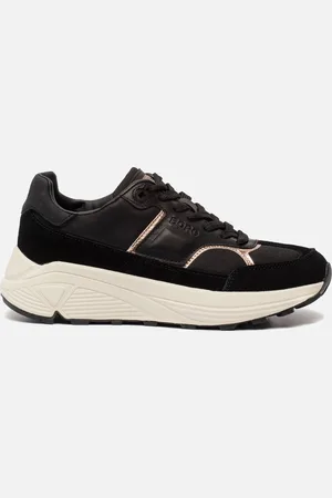 Björn Borg Bjorn Borg R1300 sneakers zwart Imitatieleer - Dames