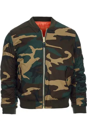 Fostex Garments - Kinder MA-1 bomber jas Woodland maat - L/134-140