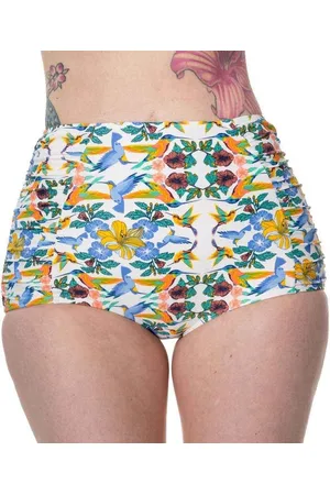 Banned Retro Shoreline Bikinibroekje - Bloemen - M