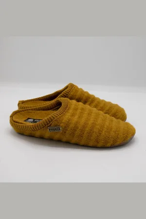 Haflinger Everest Raupe Pantoffels - Kleur Zenf