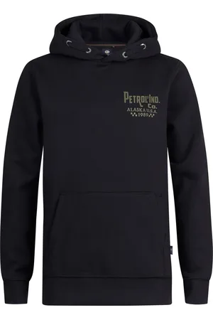 Petrol Industries Jongens Logo-print Hoodie SaintPaulIsland -