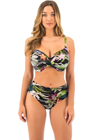 Fantasie MALDIVES FULL BIKINI BRIEF Dames Bikinibroekje - Black Tropical