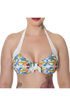 Banned Retro Shoreline Bikinitop - Bloemen - XL