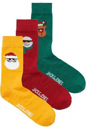 JACK & JONES Junior Jongens Sokken Kerst Giftbox JACCOOL