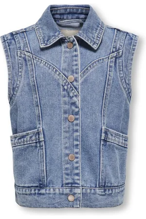 ONLY KOGKENNEDY SL DNM WAISTCOAT BJ Meisjes Spijkerjas