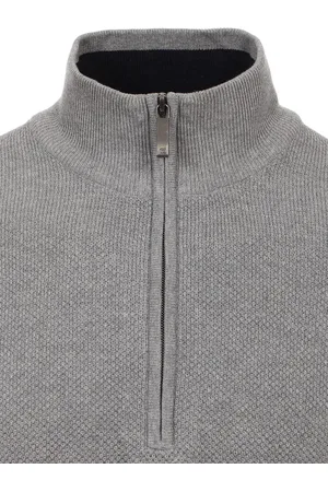 Casa Moda Trui Met Opstaande Kraag Organic Cotton - XXL