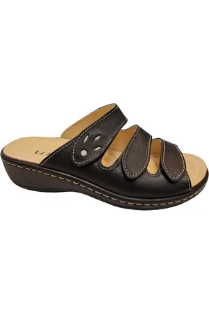 Longo 1006392 Dames Slipper Muiltjes - Zwart - 37