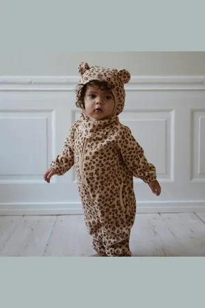 Konges Sløjd Konges Sløjd - Hezla Fleece Onesie Leo - Boxpakjes - 2-4 mnd