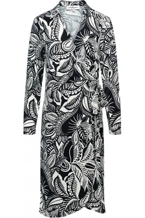 &Co Woman LESSY ARTY LEAVE A-Black Multi - XXL