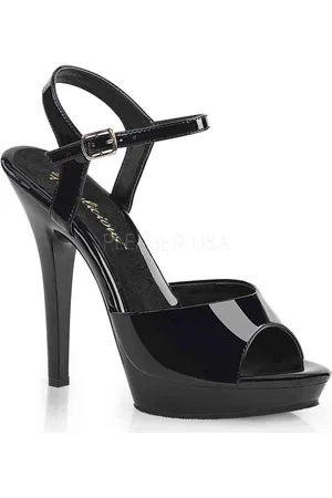 Fabulicious EU 41,5 = US 11 | LIP-109 | 5 Heel, 3/4 PF Ankle Strap Sandal
