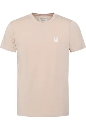 Gabbiano T-shirt Premium T Shirt Met Stretch 152713 1002 Sand Mannen