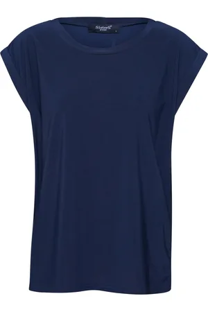 SisterS point T-shirt Low A 10629 Navy Dames