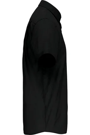 Kariban Heren non-iron micro sergé overhemd korte mouwen K539 - - 3XL