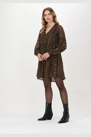 FREEBIRD Ezra Dress Jurken Dames - Rok - Jurk - Bruin