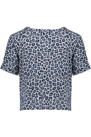 Geisha Meisjes top - Blauw /
