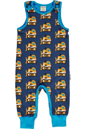 Maxomorra Playsuit BULLDOZER 62/68