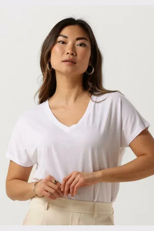 MSCH Mschfenya Modal V Neck Tee Tops & T-shirts Dames - Shirt -