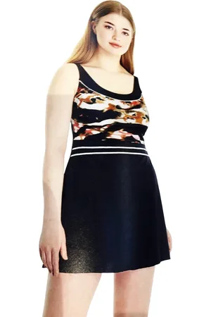 Merkloos Zwemjurk- Badpakjurk- Luxe Badpakjurk met geïntegreerde Badpak- Beste kwaliteit Dames Badpak - Elegante Badmode & Zwemkleding 55107-