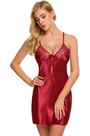 Merkloos Prachtige Sexy NachtJurk , Nachtmode, sexy Lingerie,Sexy Pyjama dames babydoll, Dames Slipdress " ",maat M