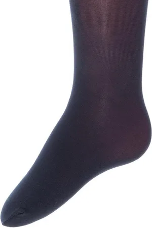 Ewers Dikke kinderpanty - 80 DEN - effen Donkerblauw - 50% katoen - 110/116