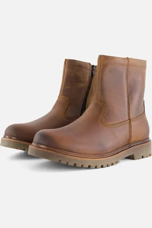Outfielder Boots cognac Leer