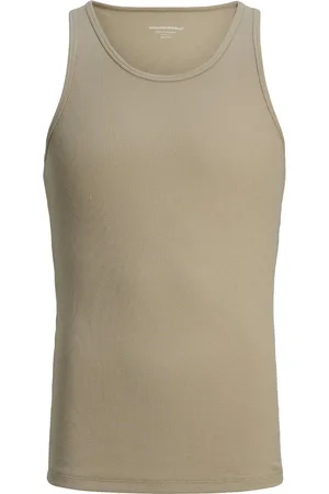 JACK & JONES Heren Tanktop Rib Ronde Hals