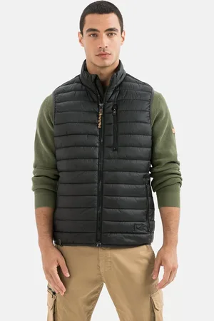 Camel Active Gewatteerd vest gemaakt van gerecycled materiaal mix