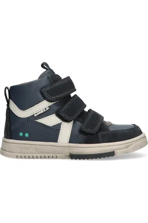Bunnies JR 224833-420 Jongens Hoge Sneakers - - Leer - Klittenband
