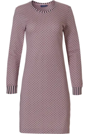 Pastunette Dames Nachthemd Graphic Mauve maat 42