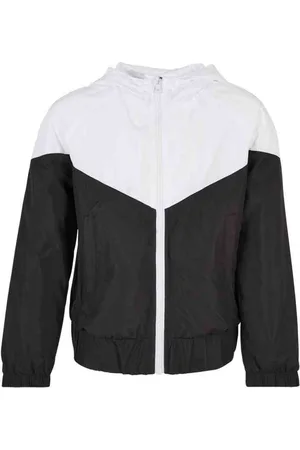 Urban classics Arrow Windbreaker Kinder Jacket - Kids 110/116 - /Zwart