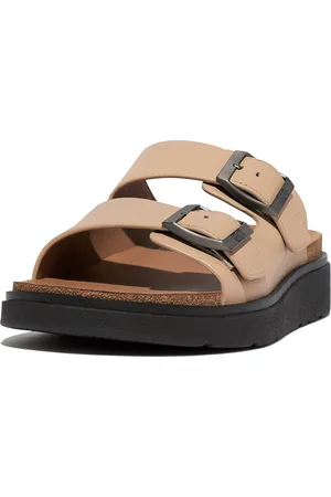 FitFlop Gen-FF Buckle Two-Bar Leather Slides