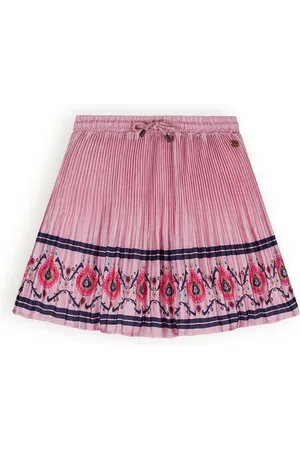 NoNo Meisjes rok plisse met print - Nulan - Vintage